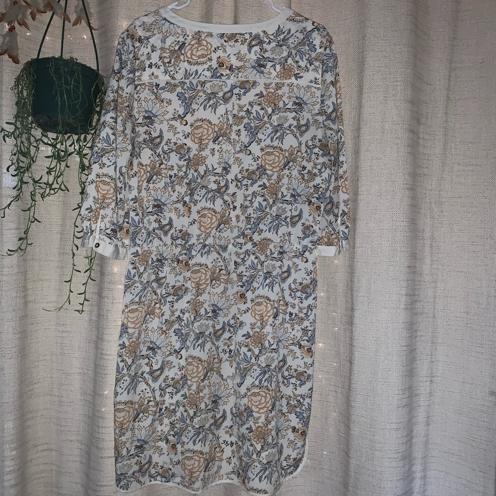 Vintage floral shift dress